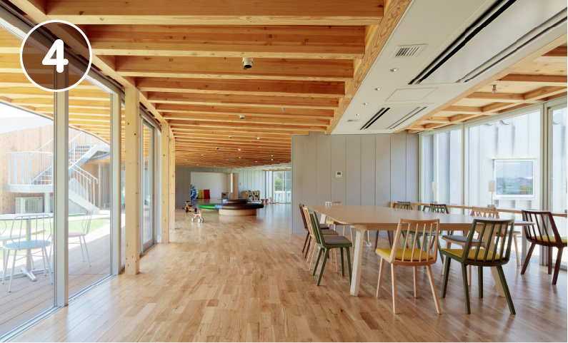 カフェコーナーの写真