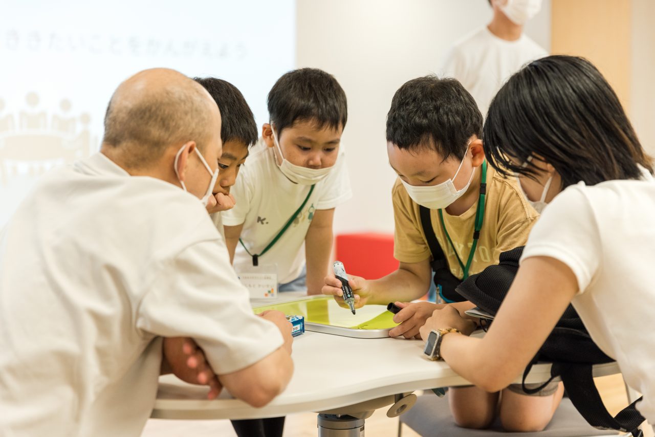グループワークをしている様子